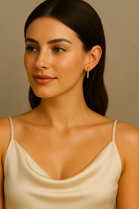Ove Ray Earrings - 24k Gold