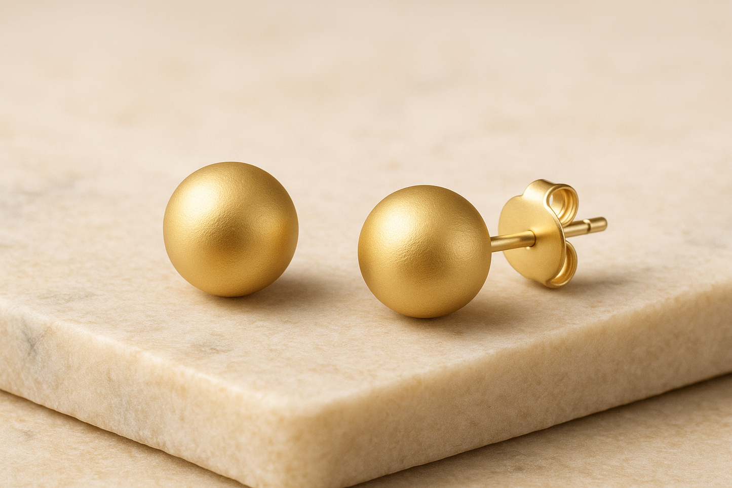 Ove Halo Studs - 24k Gold