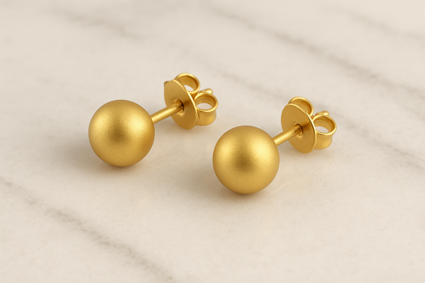 Ove Halo Studs - 24k Gold