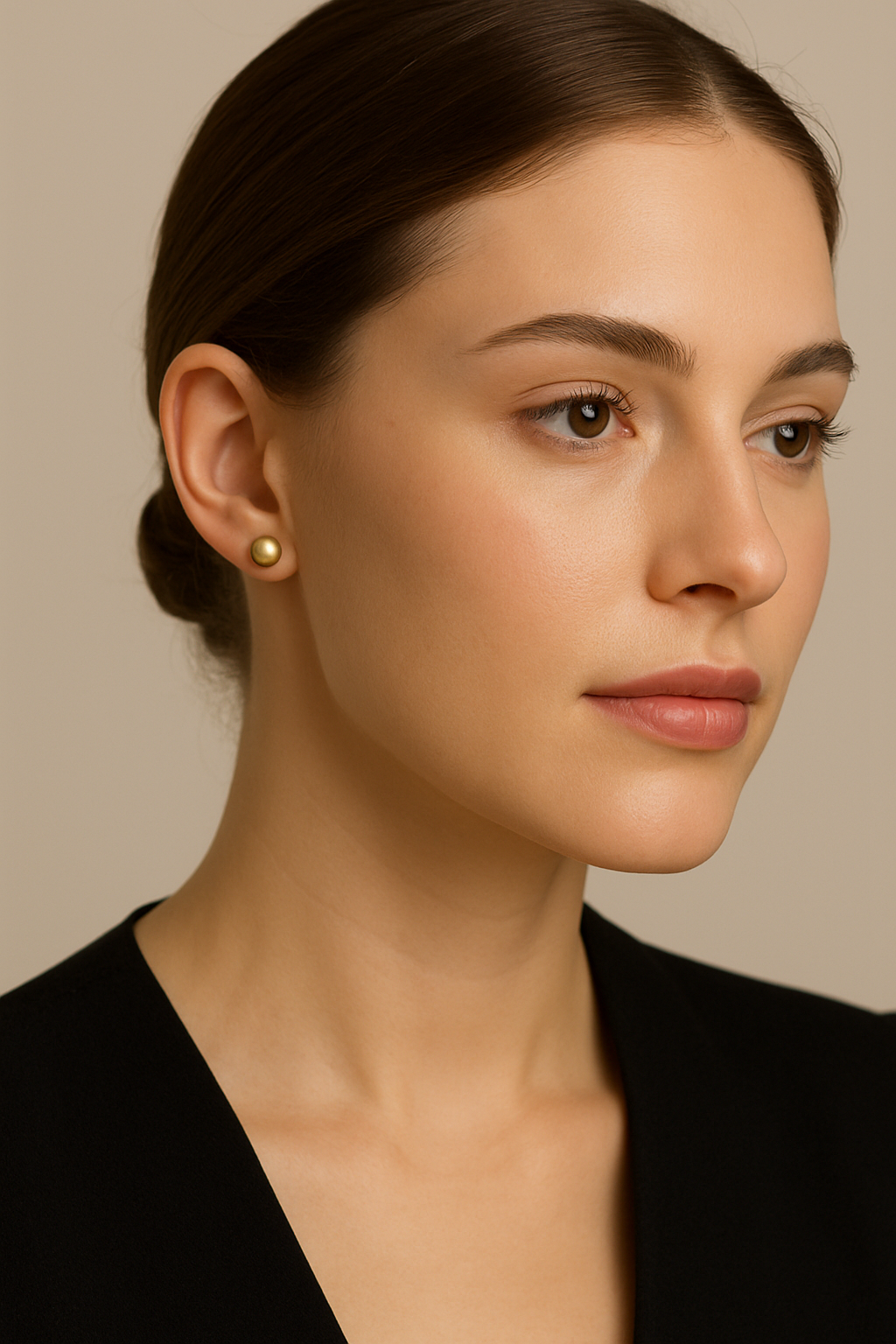 Ove Halo Studs - 24k Gold