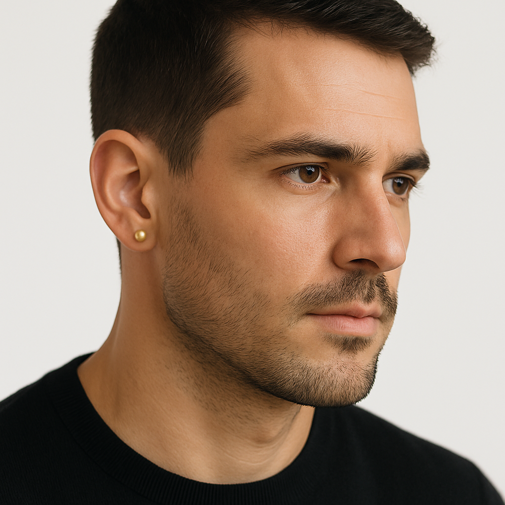 Ove Halo Studs - 24k Gold