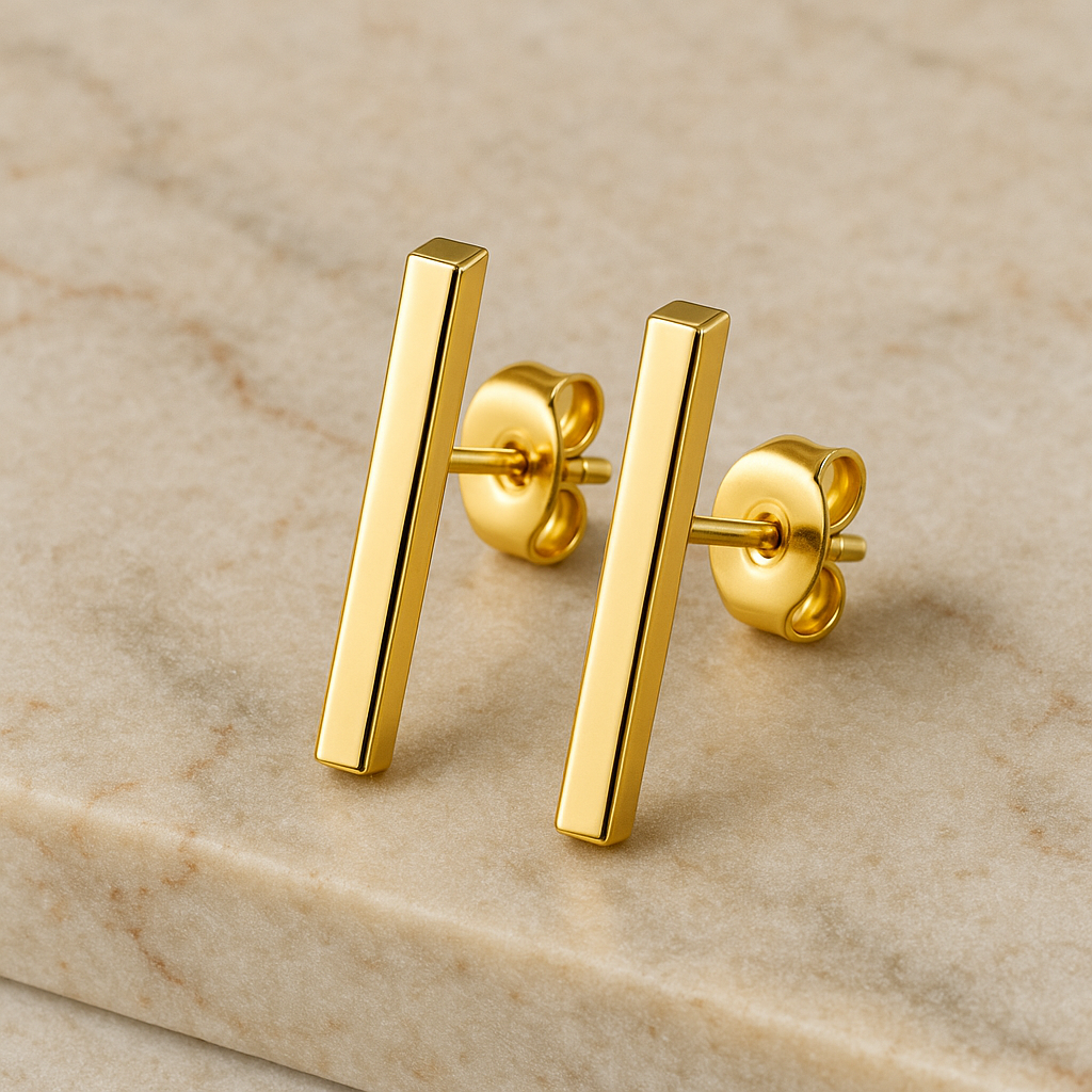 Ove Ray Earrings - 24k Gold