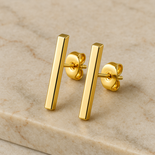 Ove Ray Earrings - 24k Gold