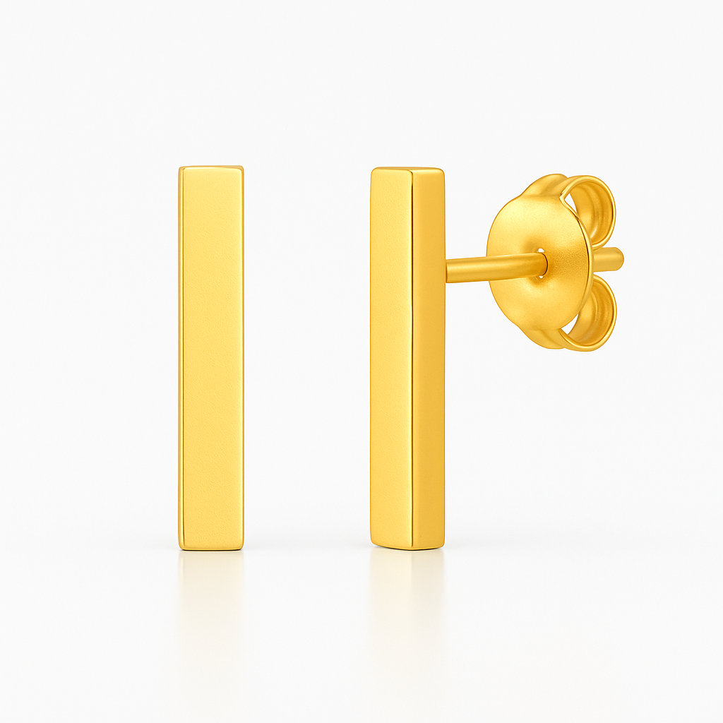 Ove Ray Earrings - 24k Gold